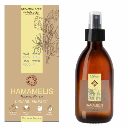 Agua Floral de Hamamelis Orgánica Hidrolato 100% Puro - tradicity organic farm