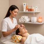 Cosmética facial profesional natural Bleu Marine Bretania para cabinas estéticas