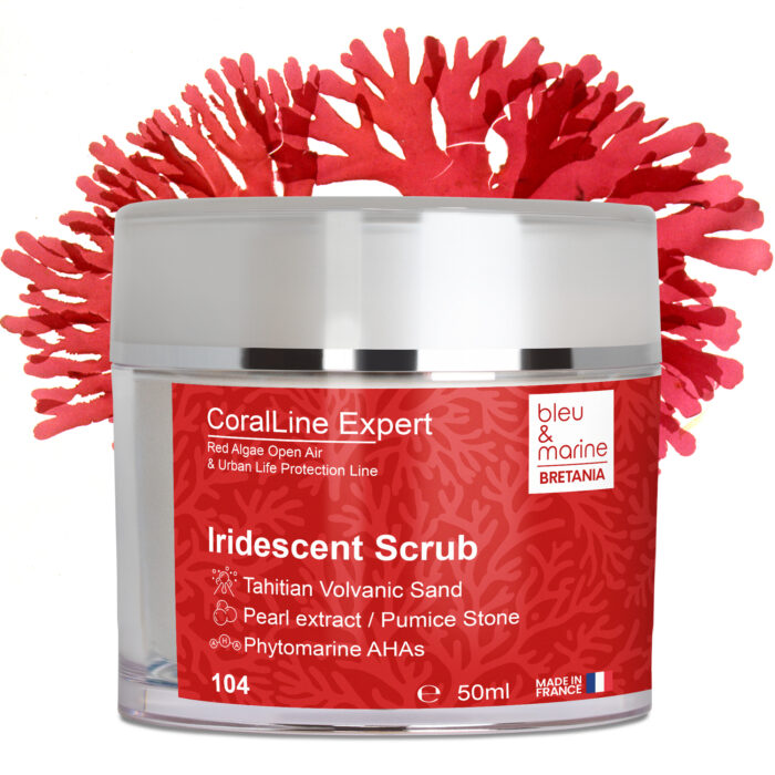 Exfoliante facial Unifica Tono con Algas Rojas, Arena Volcánica de Tahití y Perlas BMB - CoralLine Expert (Ref. 104) - Imagen 1