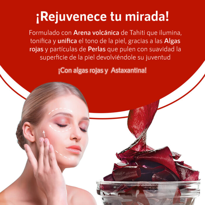 Exfoliante facial Unifica Tono con Algas Rojas, Arena Volcánica de Tahití y Perlas BMB - CoralLine Expert (Ref. 104) - Imagen 2