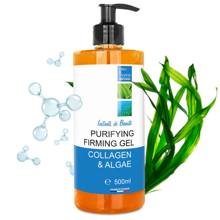 Gel Limpiador Facial Natural Piel Grasa de Algas y Colágeno Marino Reafirmante BMB - Instants de Beauté (Ref. 303) - Imagen 1