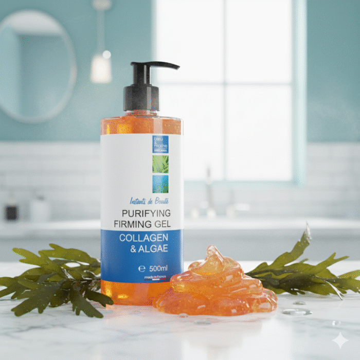 Gel Limpiador Facial Natural Piel Grasa de Algas y Colágeno Marino Reafirmante BMB - Instants de Beauté (Ref. 303) - Imagen 2