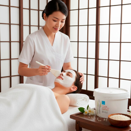 Cosmética facial profesional natural Bleu Marine Bretania para cabinas estéticas