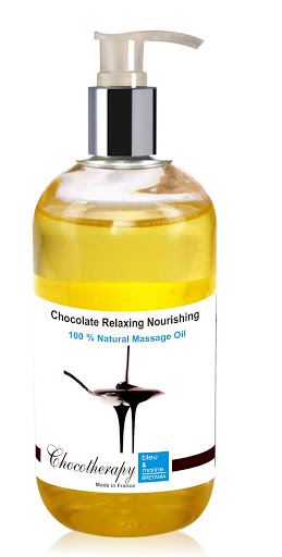 aceite para masaje de chocolate - chocolaterapia