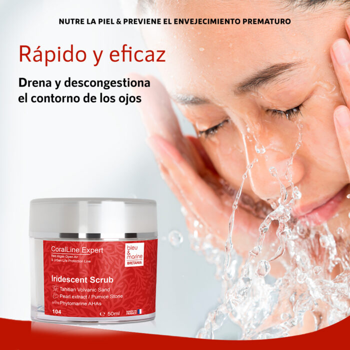Exfoliante facial Unifica Tono con Algas Rojas, Arena Volcánica de Tahití y Perlas BMB - CoralLine Expert (Ref. 104) - Imagen 6