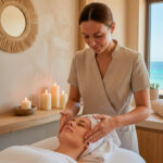 Cosmética facial profesional natural Bleu Marine Bretania para cabinas estéticas