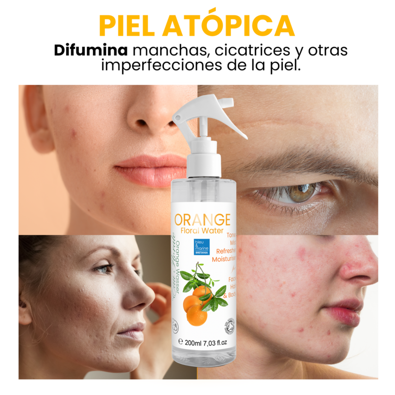 hidrolato de naranja para la cara y cabello