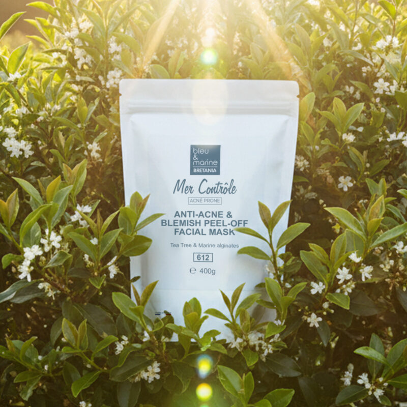 Cosmética facial profesional natural Bleu Marine Bretania para cabinas estéticas