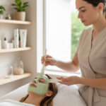 Cosmética facial profesional natural Bleu Marine Bretania para cabinas estéticas