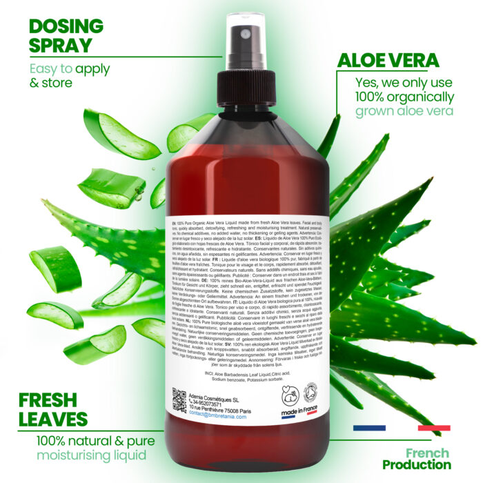 aloe vera liquido puro 100%